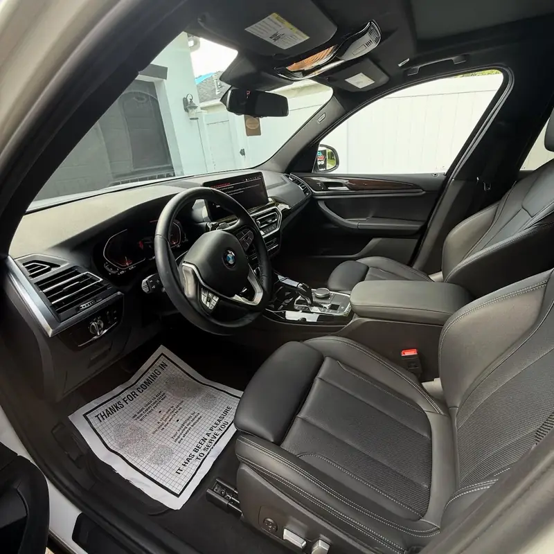 BMW interior after detail